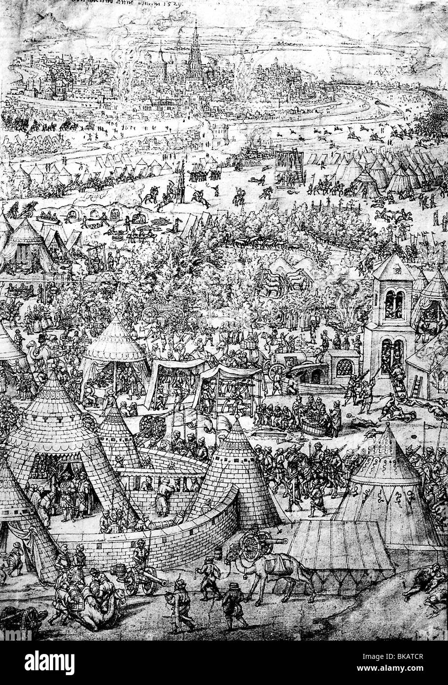 Events, Ottoman Wars, Siege Of Vienna 1529, Bivouac Of The Turkish