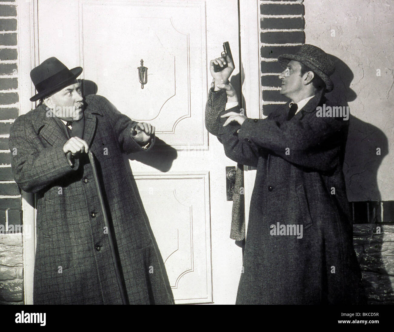 THE ADVENTURES OF SHERLOCK HOLMES (1939) NIGEL BRUCE, BASIL RATHBONE Stock Photo, Royalty Free