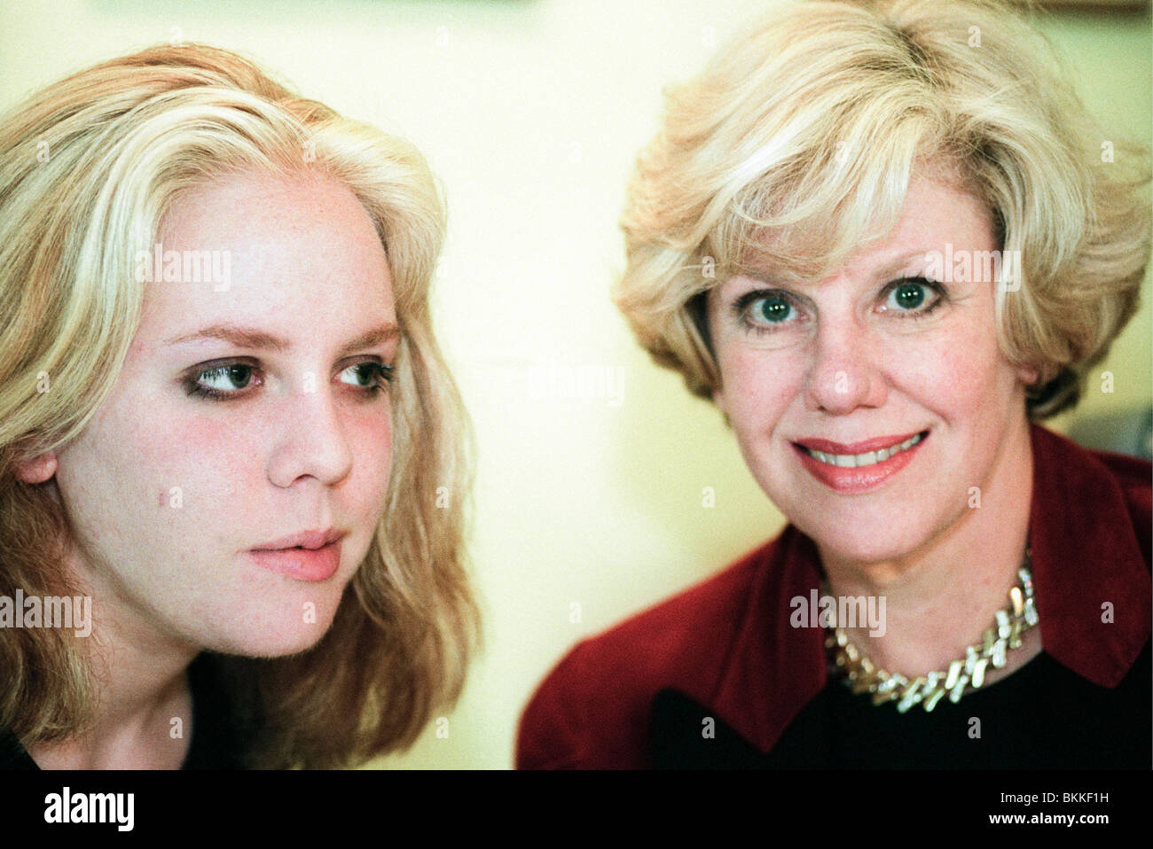 Erica Jong American author with her daughter Molly Fast-Jong Stock