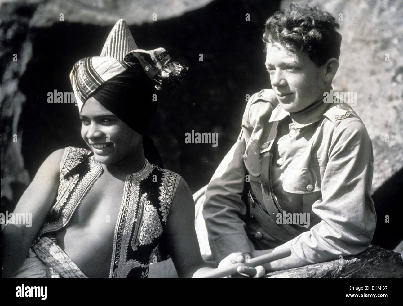 THE DRUM (1938) SABU, DESMOND TESTER DRUM 001 Stock Photo, Royalty Free