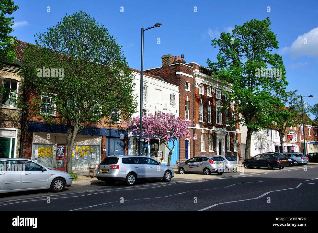 High Street, Baldock, Hertfordshire, England, United Kingdom Stock