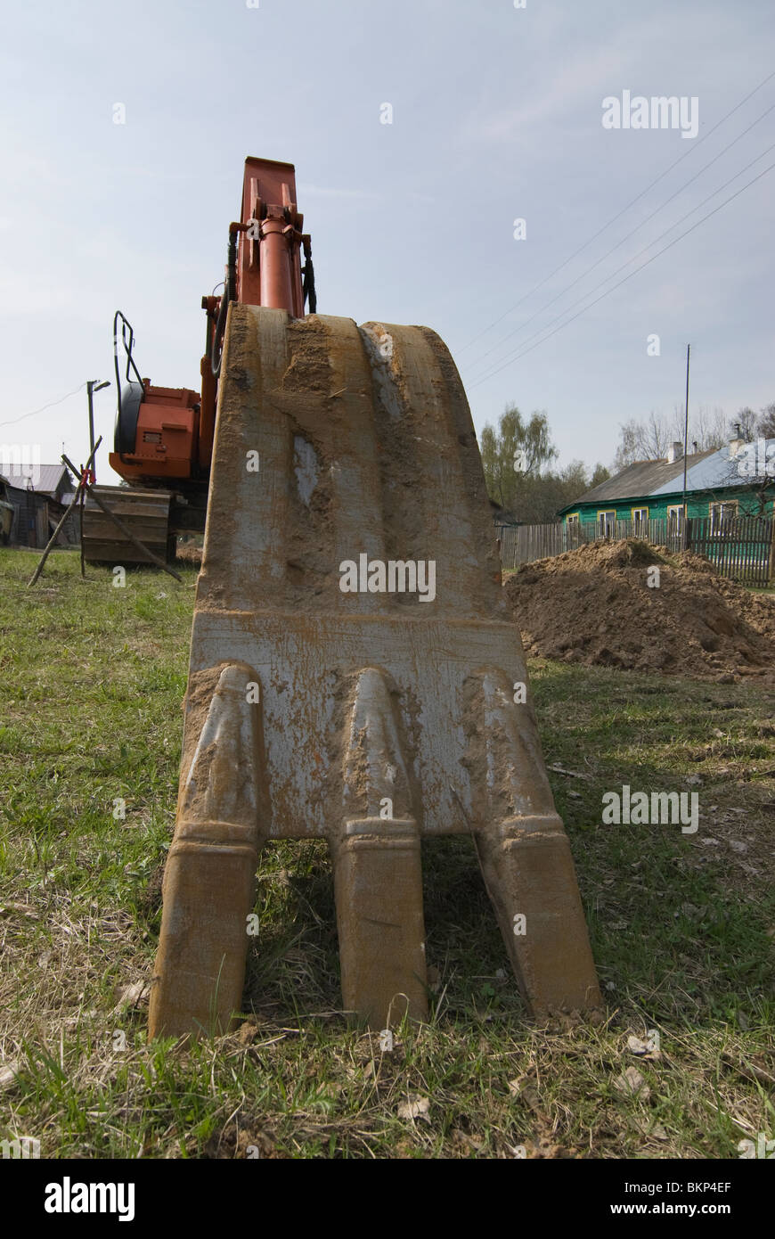 Excavator hoe Stock Photo, Royalty Free Image 29375319 Alamy