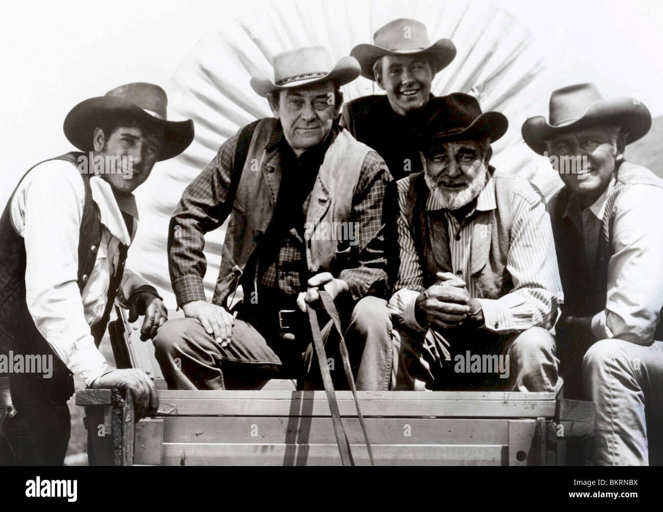 WAGON TRAIN (TV) (19571965) JOHN ENGLISH (DIR) WGT 002P Stock Photo