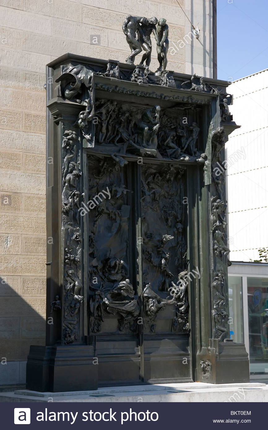 the gates of hell,sculpture by Auguste Rodin,18801917,art Stock Photo 29416092 Alamy