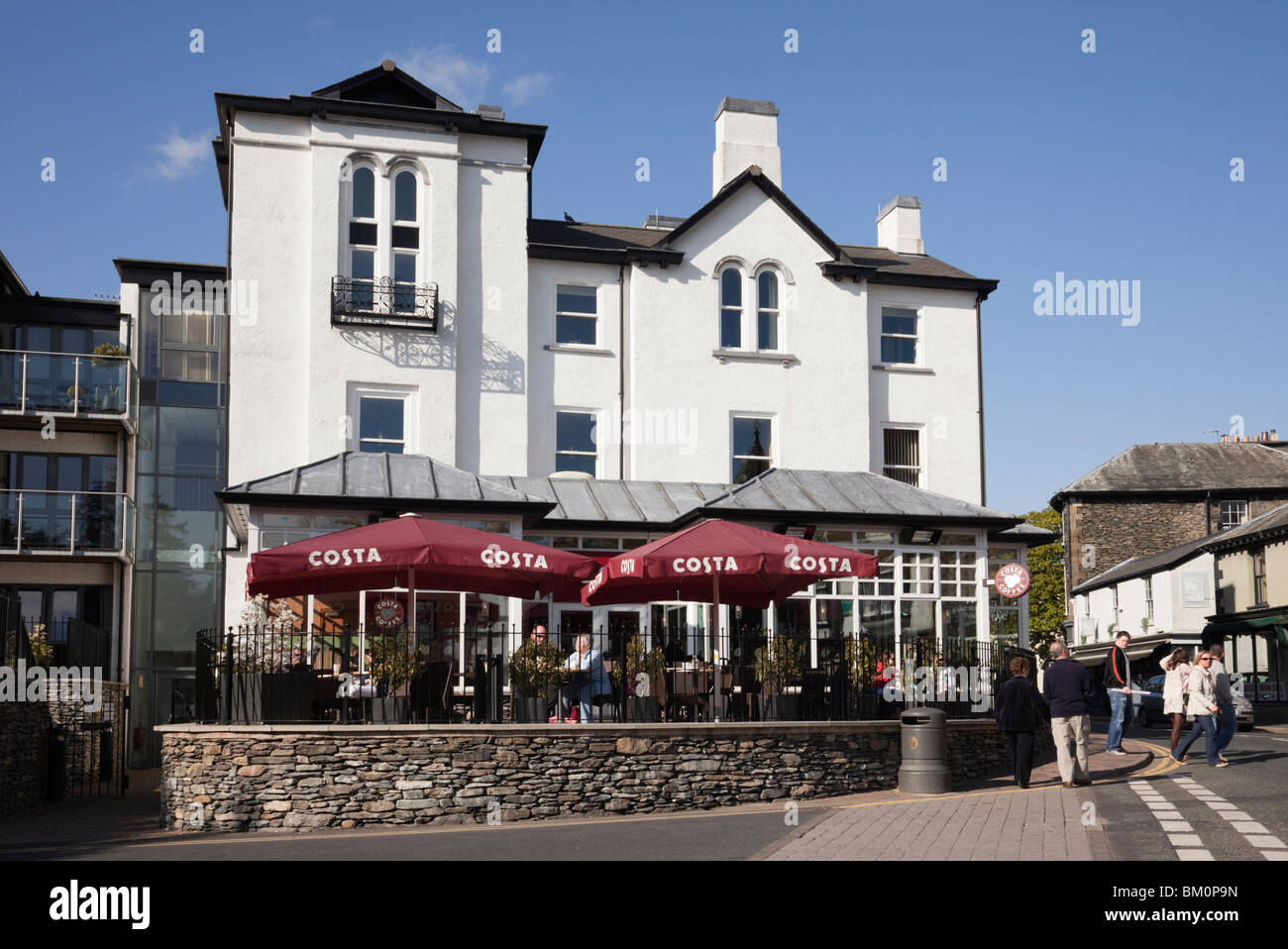 Bowness on Windermere, Cumbria, England, UK, Britain. Costa Coffee