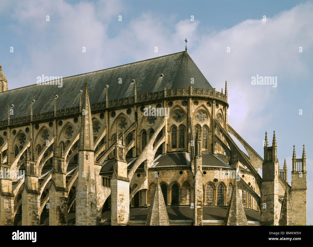 Bourges Cathedral Of St Etienne France Flying Buttresses On - Bourges Cathedral Of St Etienne France Flying Buttresses On Choir Frenchgothic Late Th Century bourges cathedral of st etienne france flying buttresses on - bourges cathedral of st etienne france flying buttresses on choir frenchgothic late th century