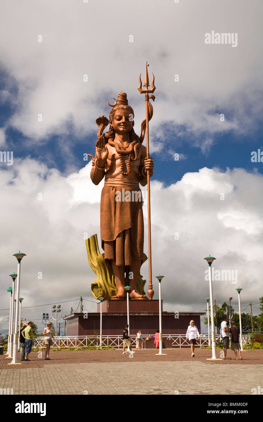 Grand Bassinsacred Hindu site, giant Shiva statue 108 meters high