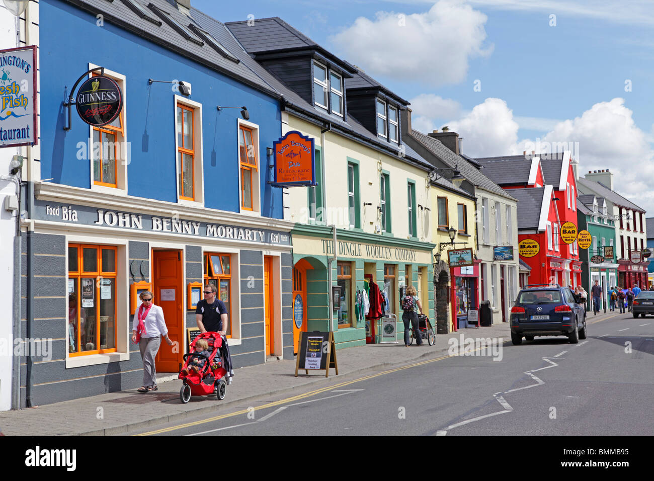 Dingle Town, Dingle Peninsula, Co. Kerry, Republic of Ireland Stock