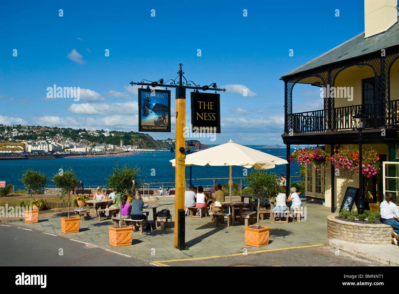Devon, Teignmouth Port, The Ness Stock Photo, Royalty Free Image