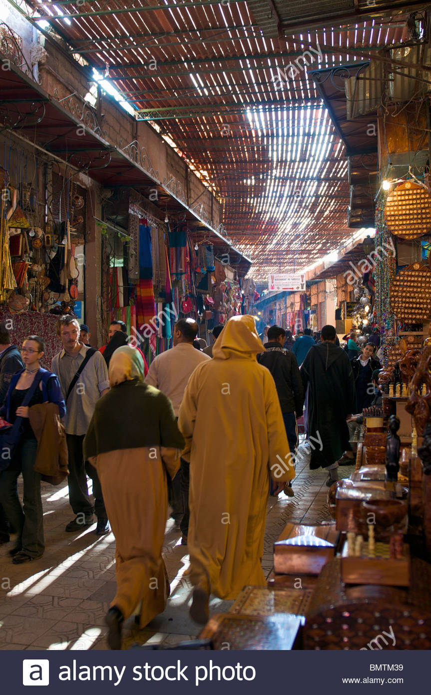 Souq Medina Marrakesh Morocco Stock Photo, Royalty Free Image: 30046109