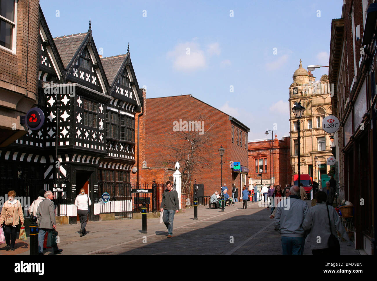 England, Cheshire, Stockport, Great Underbank , NatWest Bank in 16th