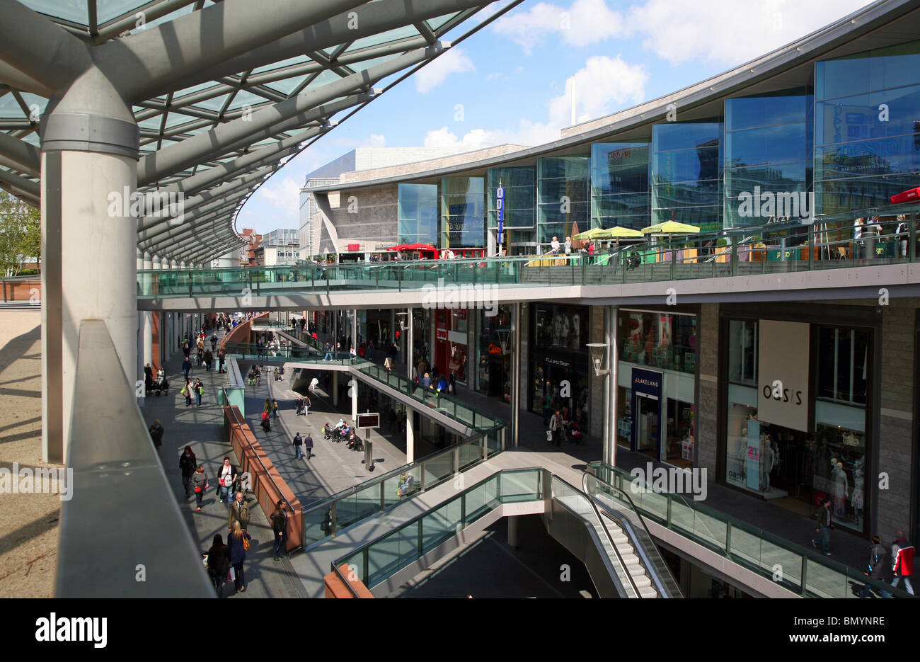 Liverpool One shopping and leisure centre, a major new retail and Stock