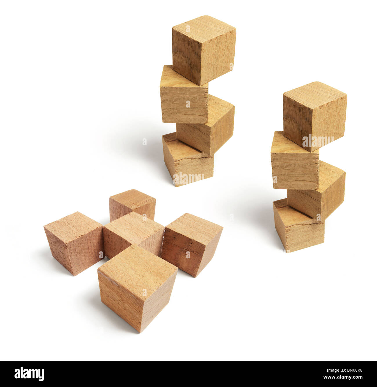 Square Wooden Blocks Hi Res Stock Photography And Images Alamy