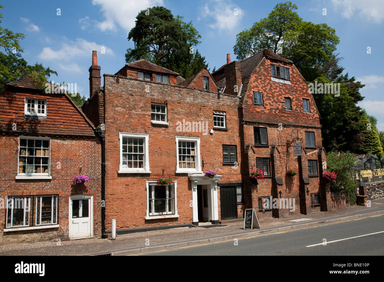 Bourne Mill Antiques Centre Farnham Surrey Stock Photo, Royalty Free