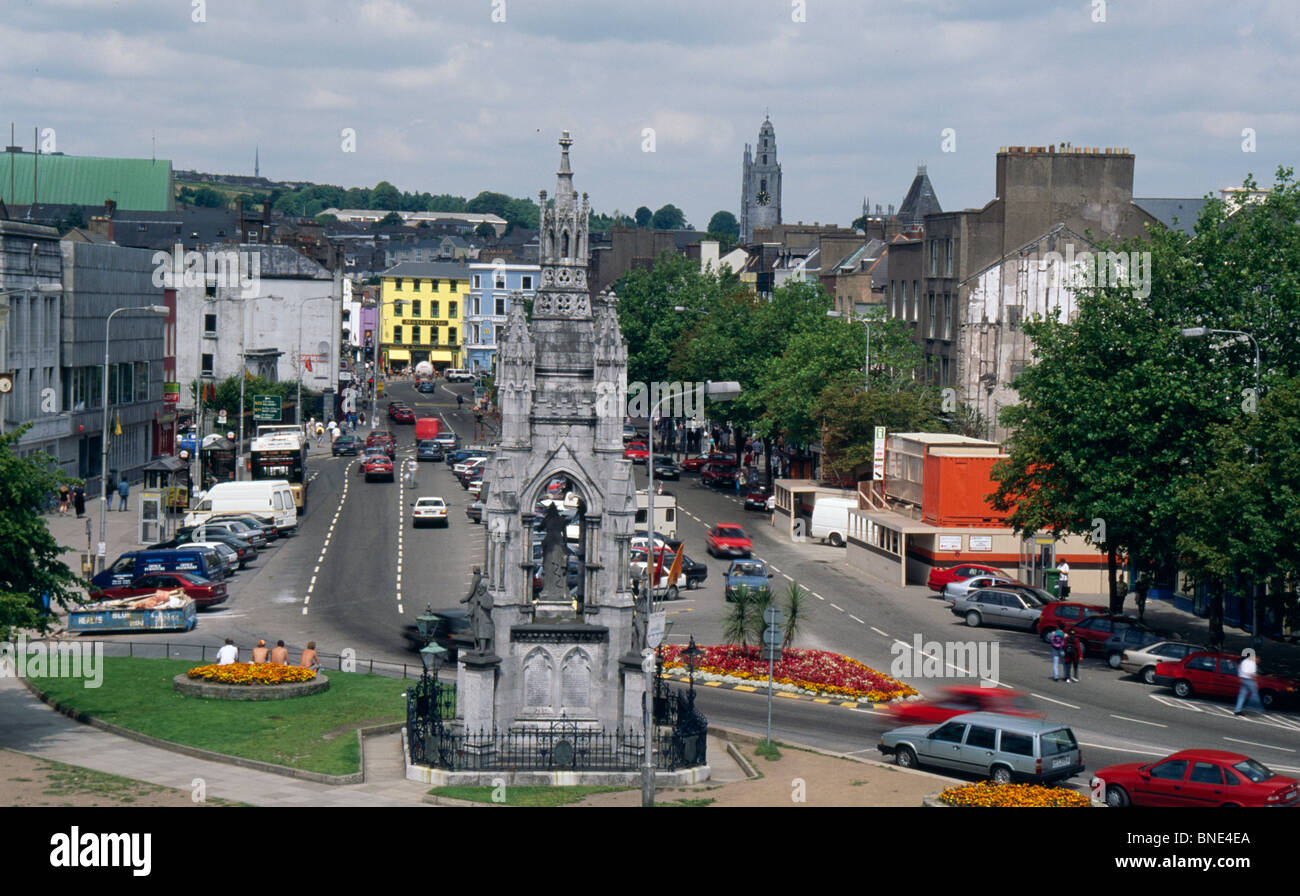 High angle view of a tower, National Monument Grand Parade, Cork Stock Photo, Royalty Free Image