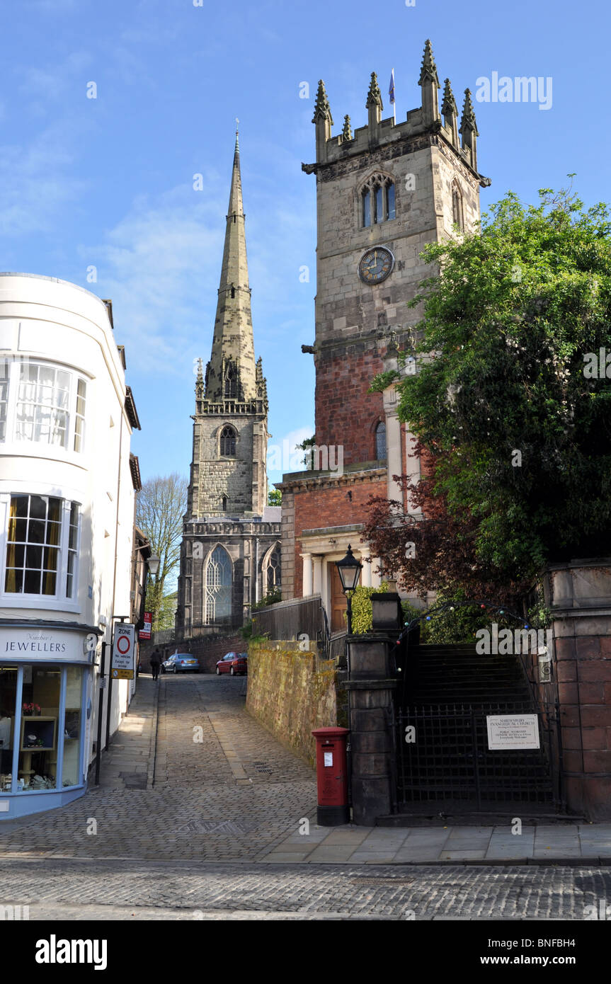 St Julian's and St Alkmund's Churches, Shrewsbury Stock Photo 30456528