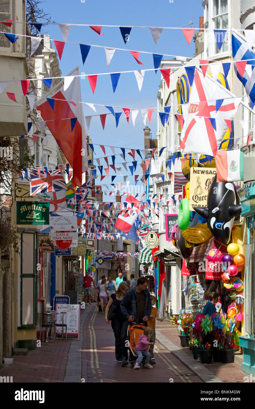 weymouth town centre dorset england uk gb Stock Photo, Royalty Free