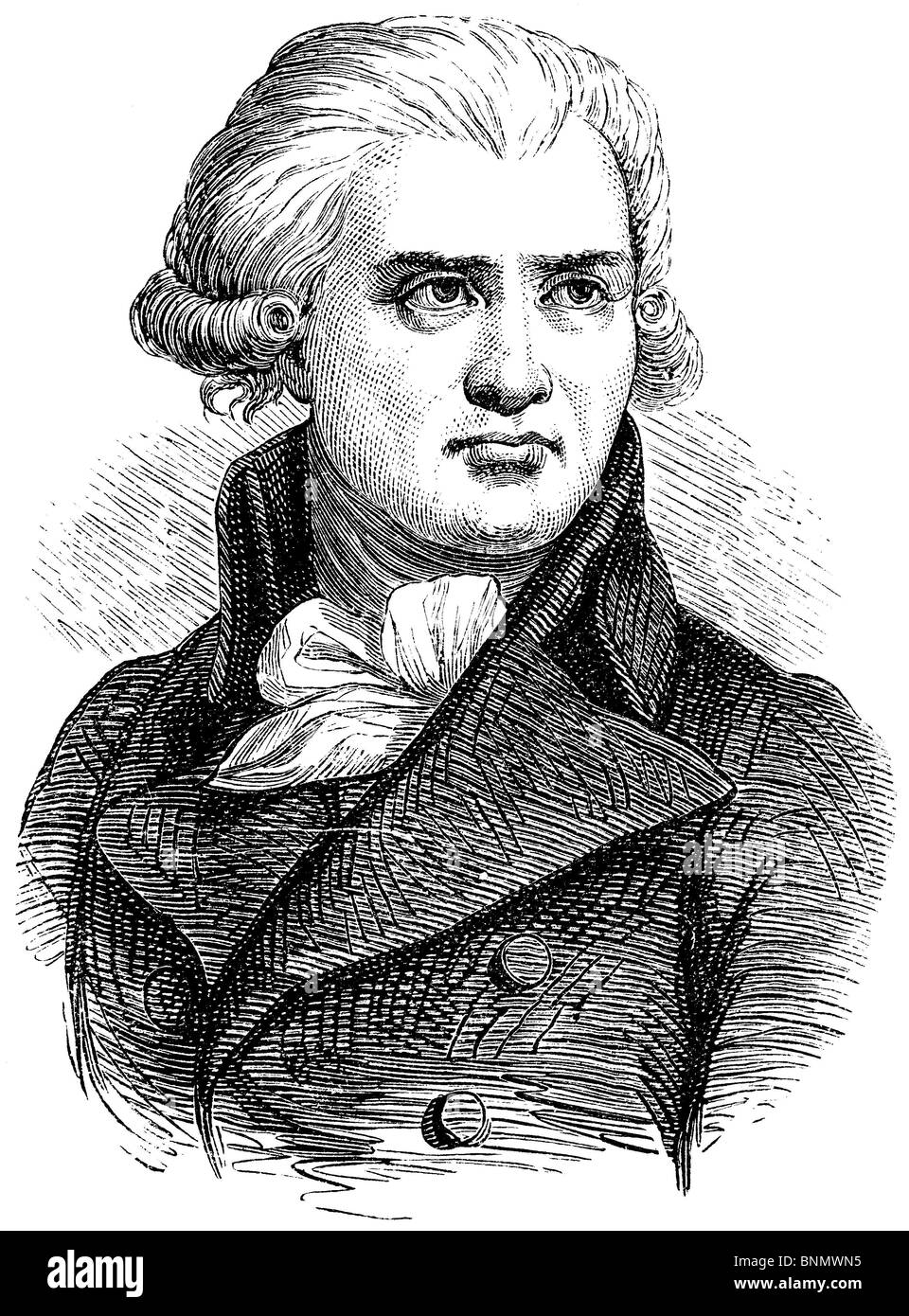 Georges <b>Jacques Danton</b> (1759 - 1794), political leader of the French <b>...</b> - georges-jacques-danton-1759-1794-political-leader-of-the-french-revolution-BNMWN5