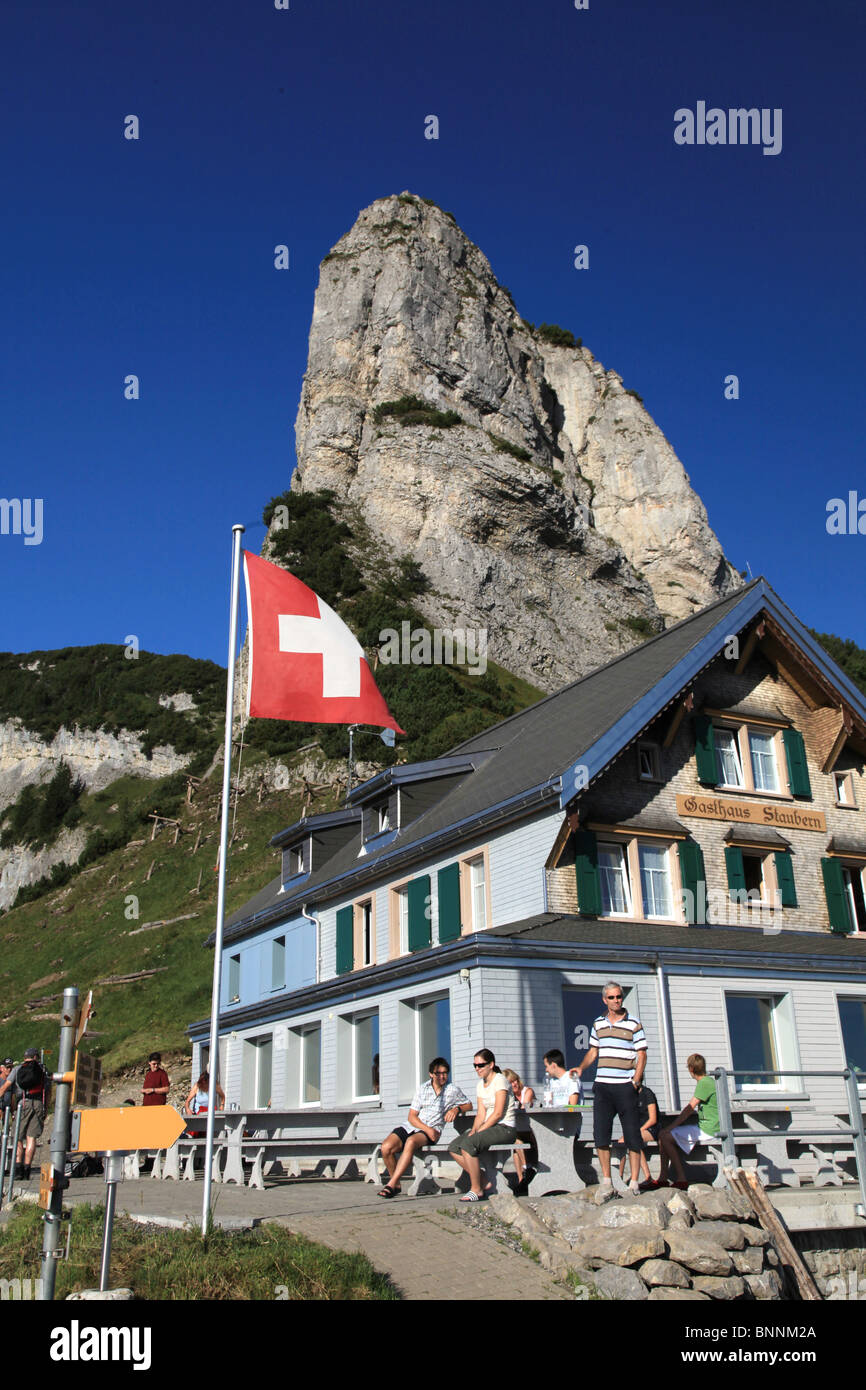Swiss Mountain House switzerland swiss scenery alpstein mountains walking hiking hut Swiss Mountain House switzerland swiss scenery alpstein mountains walking hiking hut