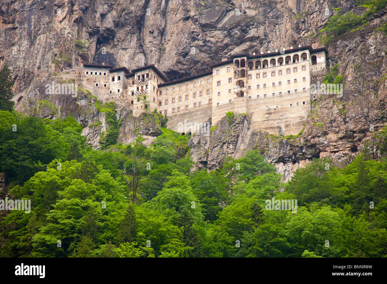 Greek Orthodox Sumela Monastery near Trabzon Turkey Stock Photo ...