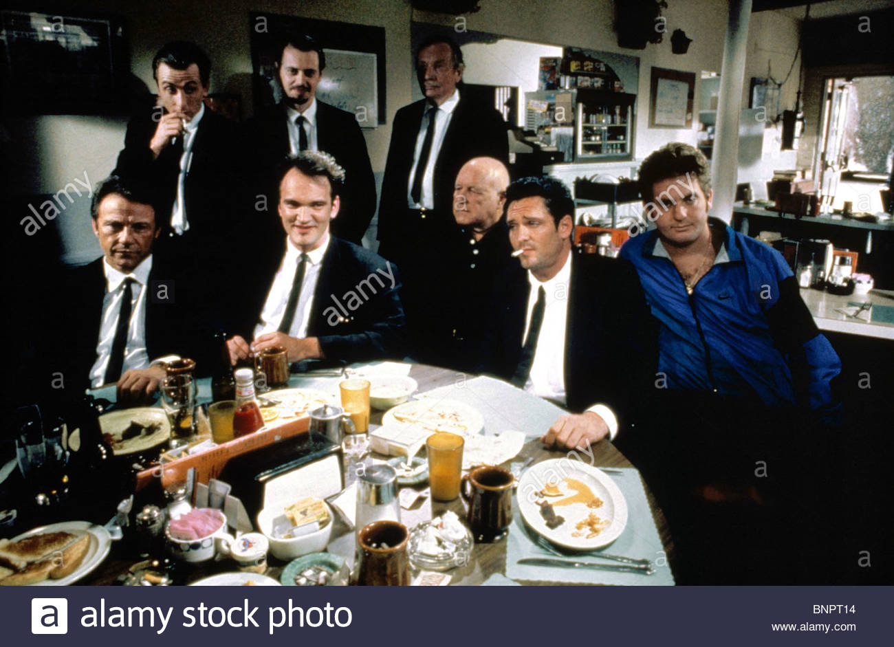 HARVEY KEITEL TIM ROTH QUENTIN TARANTINO STEVE BUSCEMI EDWARD BUNKER