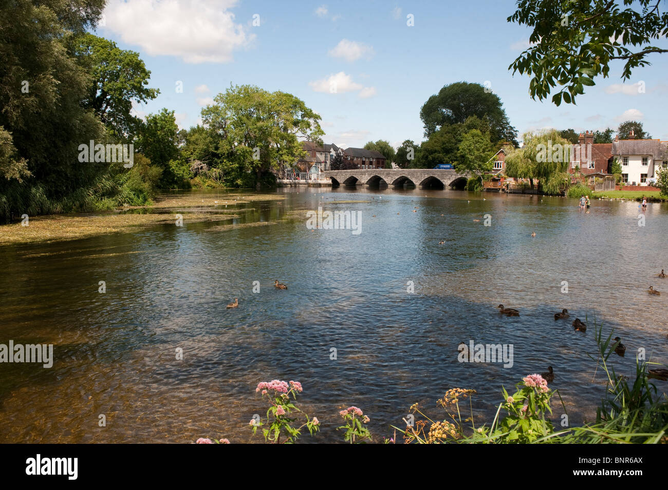 Fordingbridge in Hampshire England Stock Photo, Royalty Free Image