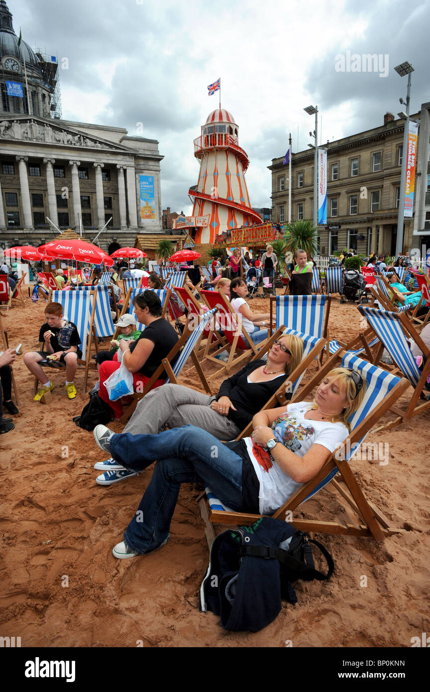 A Packed Nottingham Riviera An Urban City Beach Project That Transforms