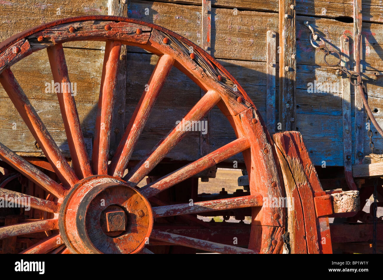 wagon wheel at the harmony borax works death valley national park california wheel works