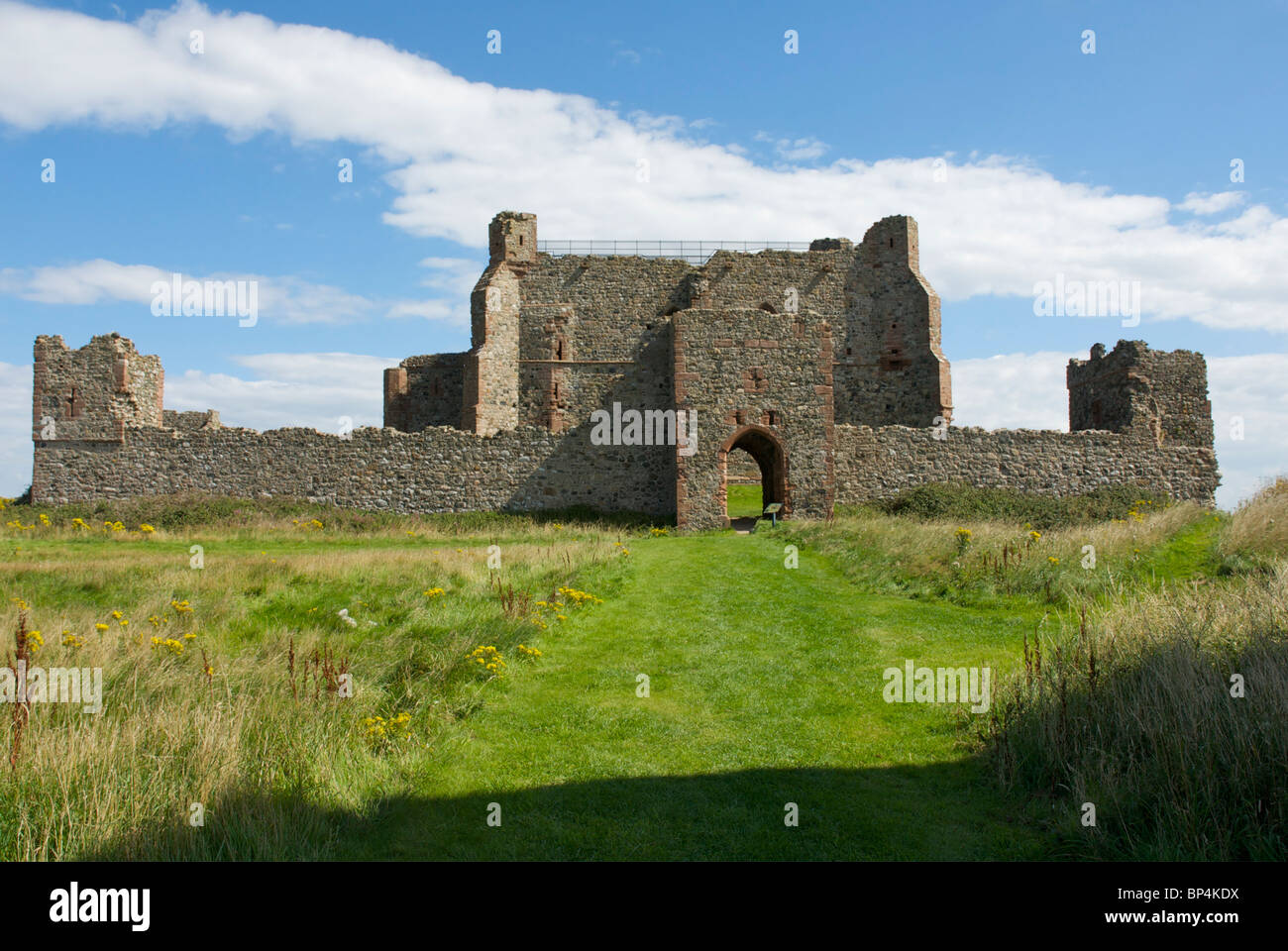 Piel Castle, Piel Island, near BarrowinFurness, Cumbria, England UK Stock Photo, Royalty Free