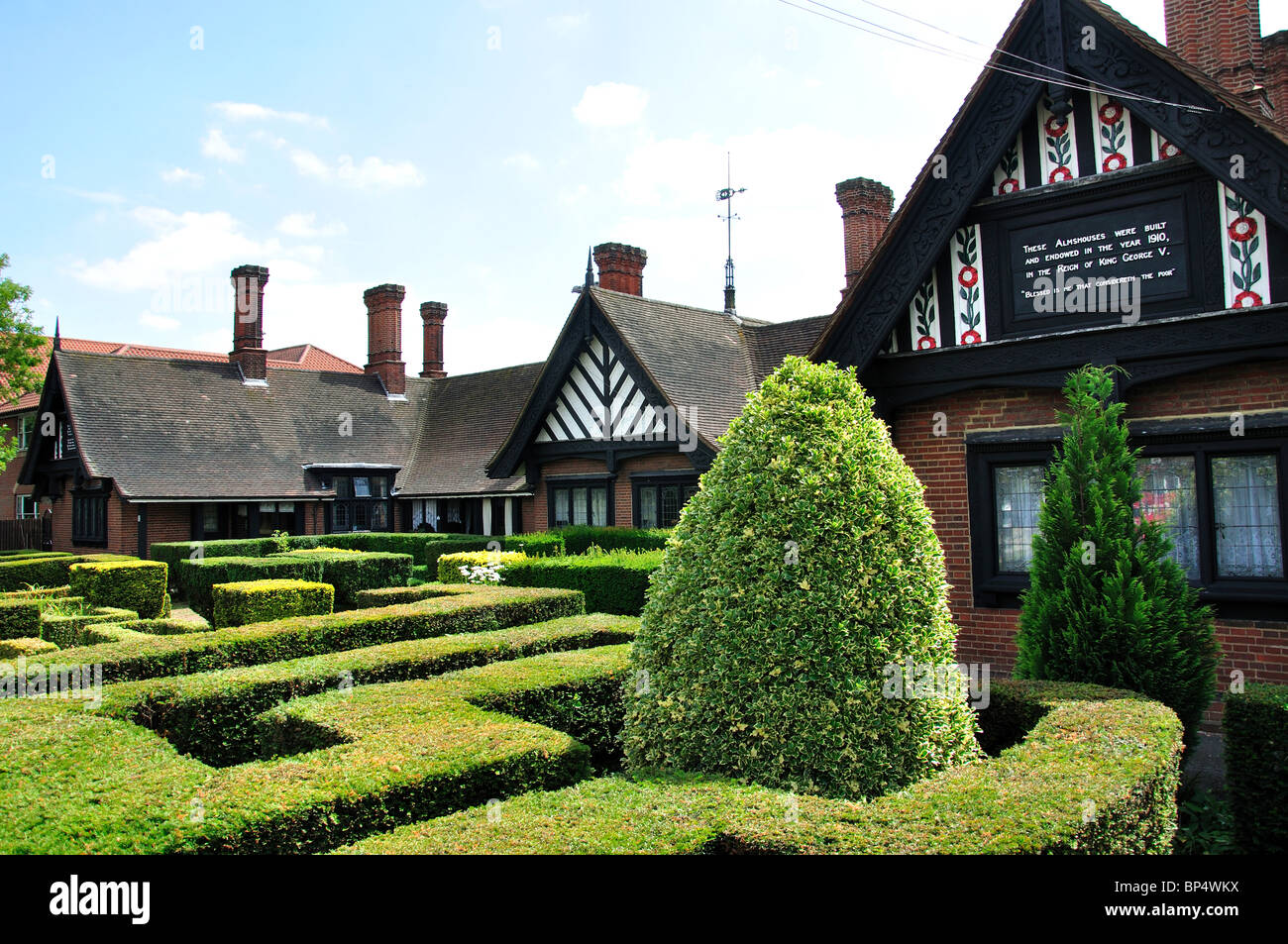 The Shen Place Almshouses, Shenfield Road, Brentwood, Essex, England