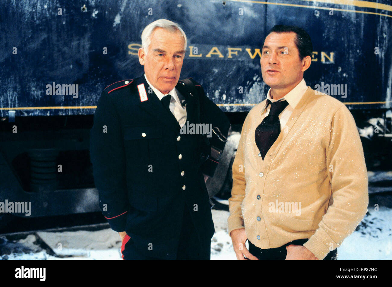 LEE MARVIN & ROBERT SHAW AVALANCHE EXPRESS (1978 Stock Photo, Royalty