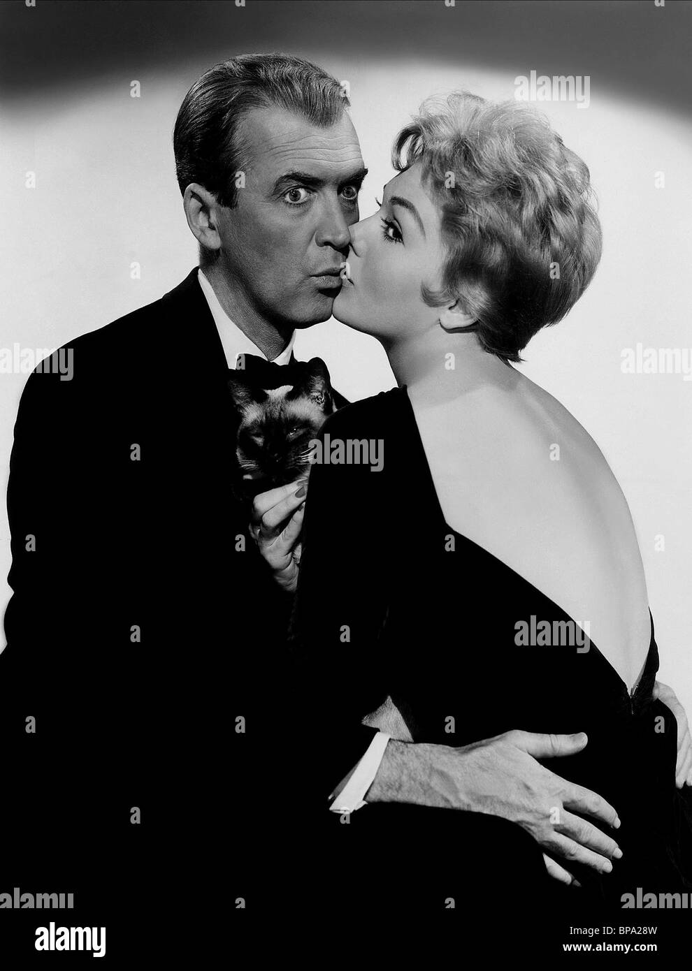 JAMES STEWART & KIM NOVAK BELL BOOK AND CANDLE (1958 Stock Photo