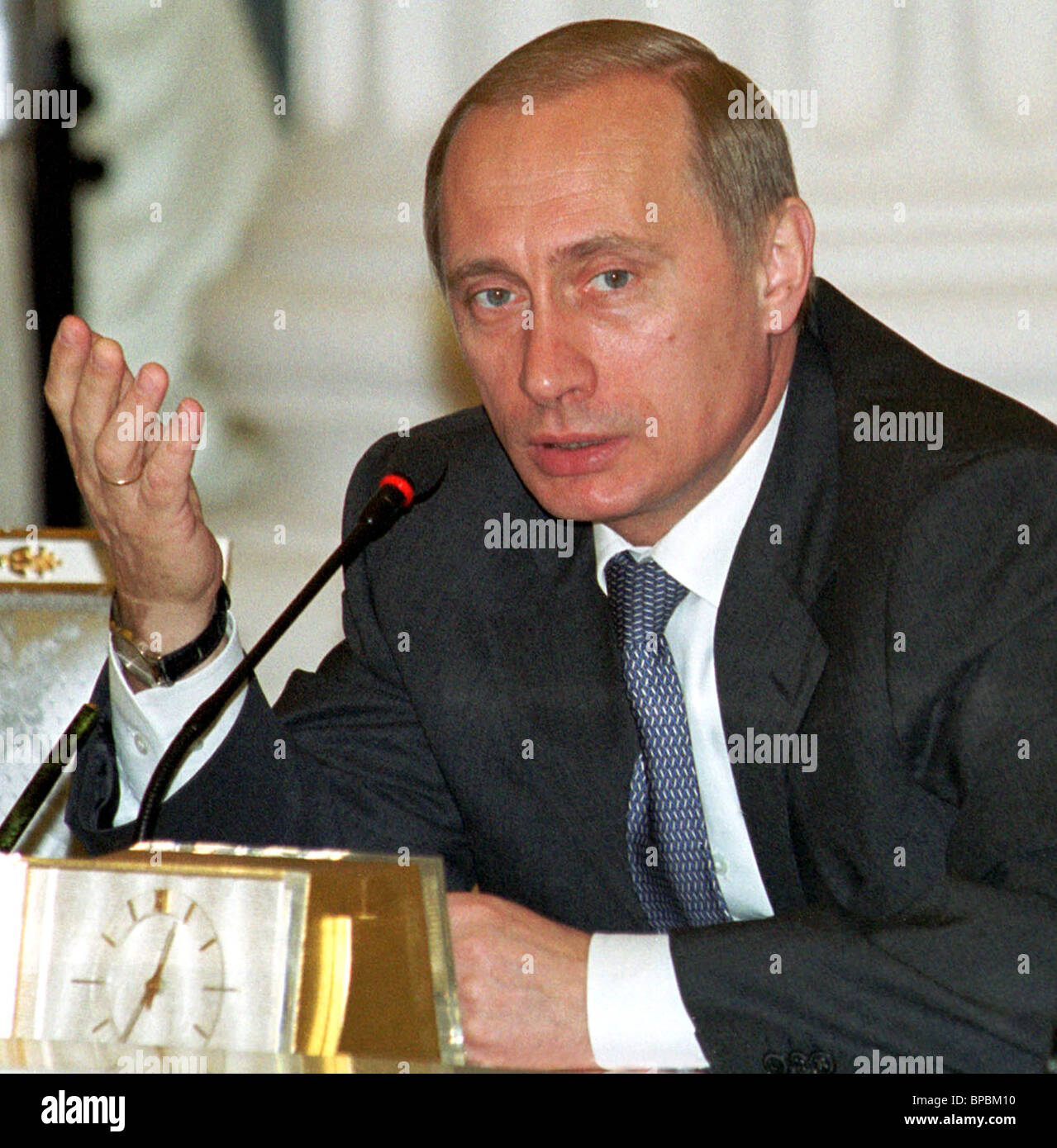 President Vladimir Putin chairs a meeting of committee in charge of ...