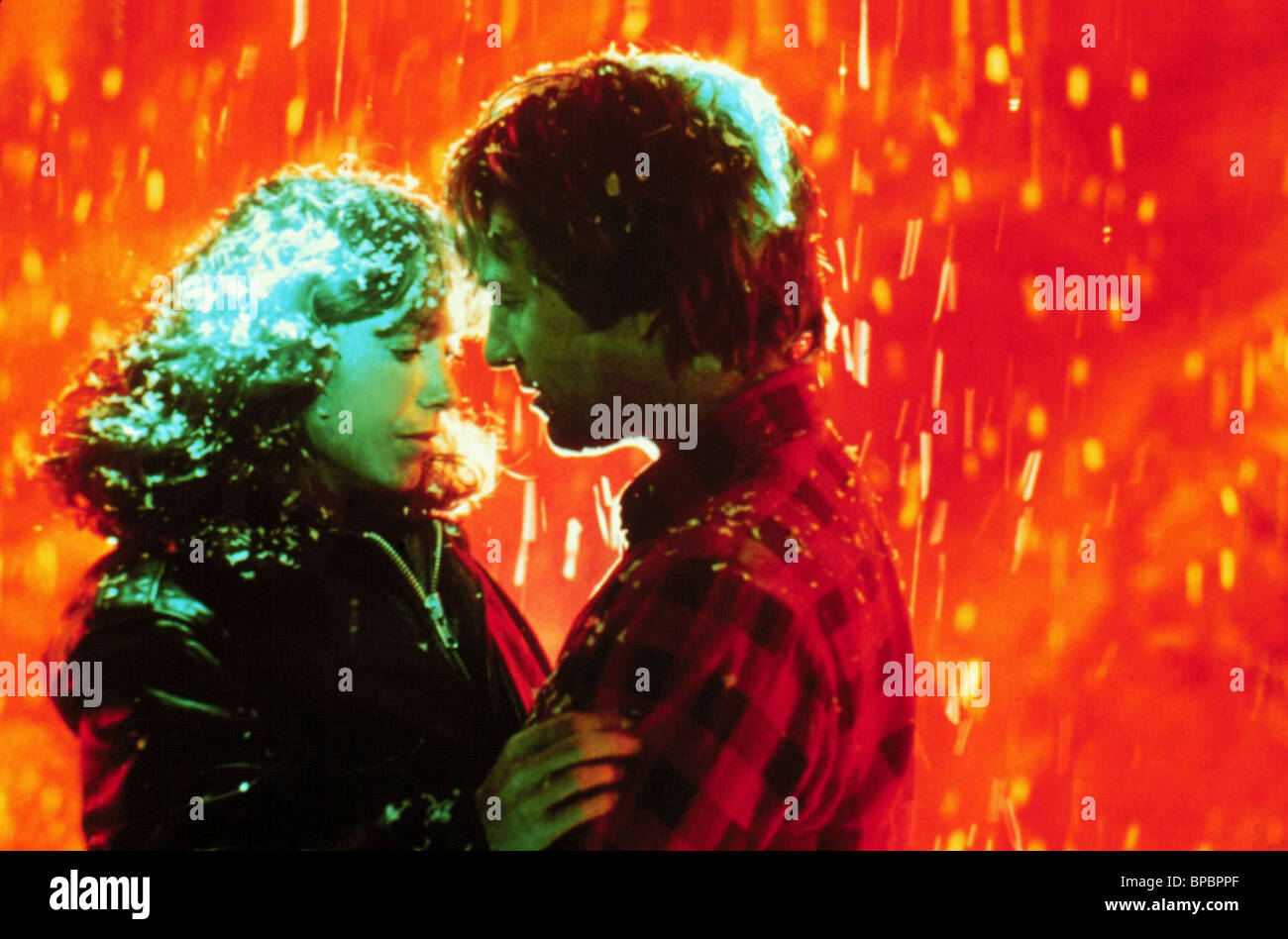 KAREN ALLEN & JEFF BRIDGES STARMAN (1984 Stock Photo, Royalty Free