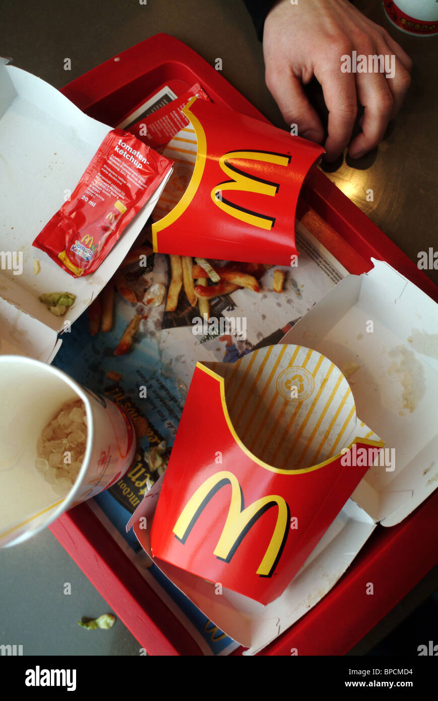 McDonalds rubbish Stock Photo, Royalty Free Image 31012272 Alamy