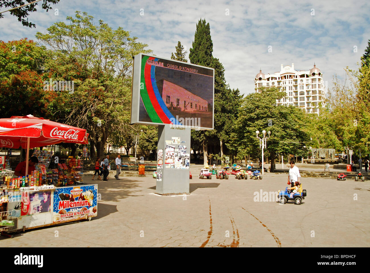 stock market billboard