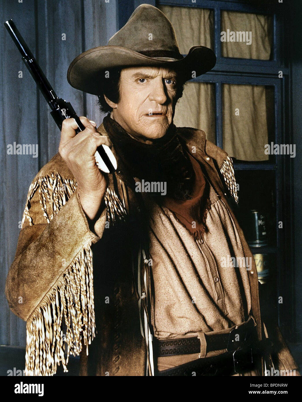 JAMES ARNESS GUNSMOKE: THE LAST APACHE (1990 Stock Photo, Royalty Free