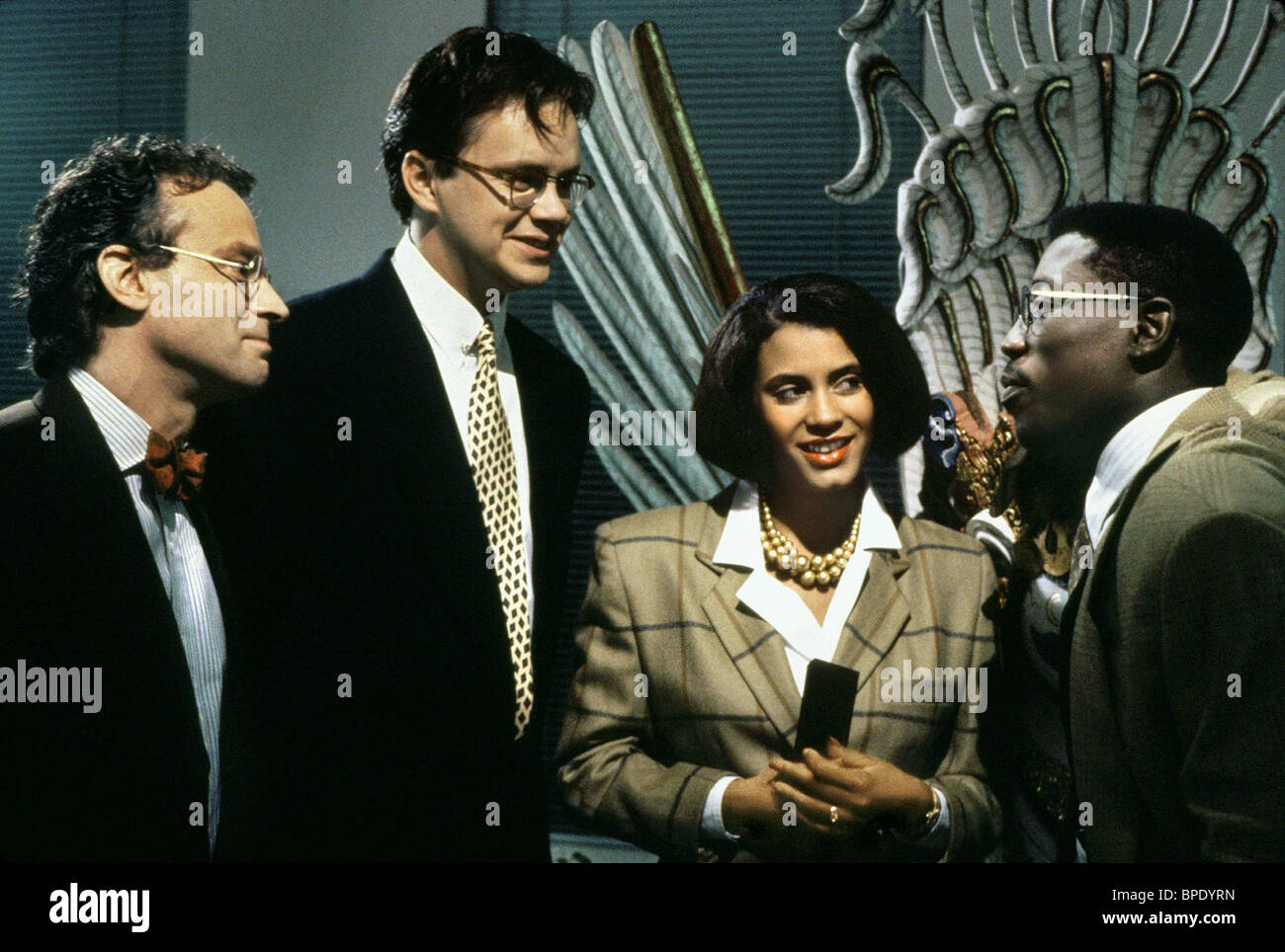 BRAD DOURIF TIM ROBBINS & WESLEY SNIPES JUNGLE FEVER (1991 Stock Photo