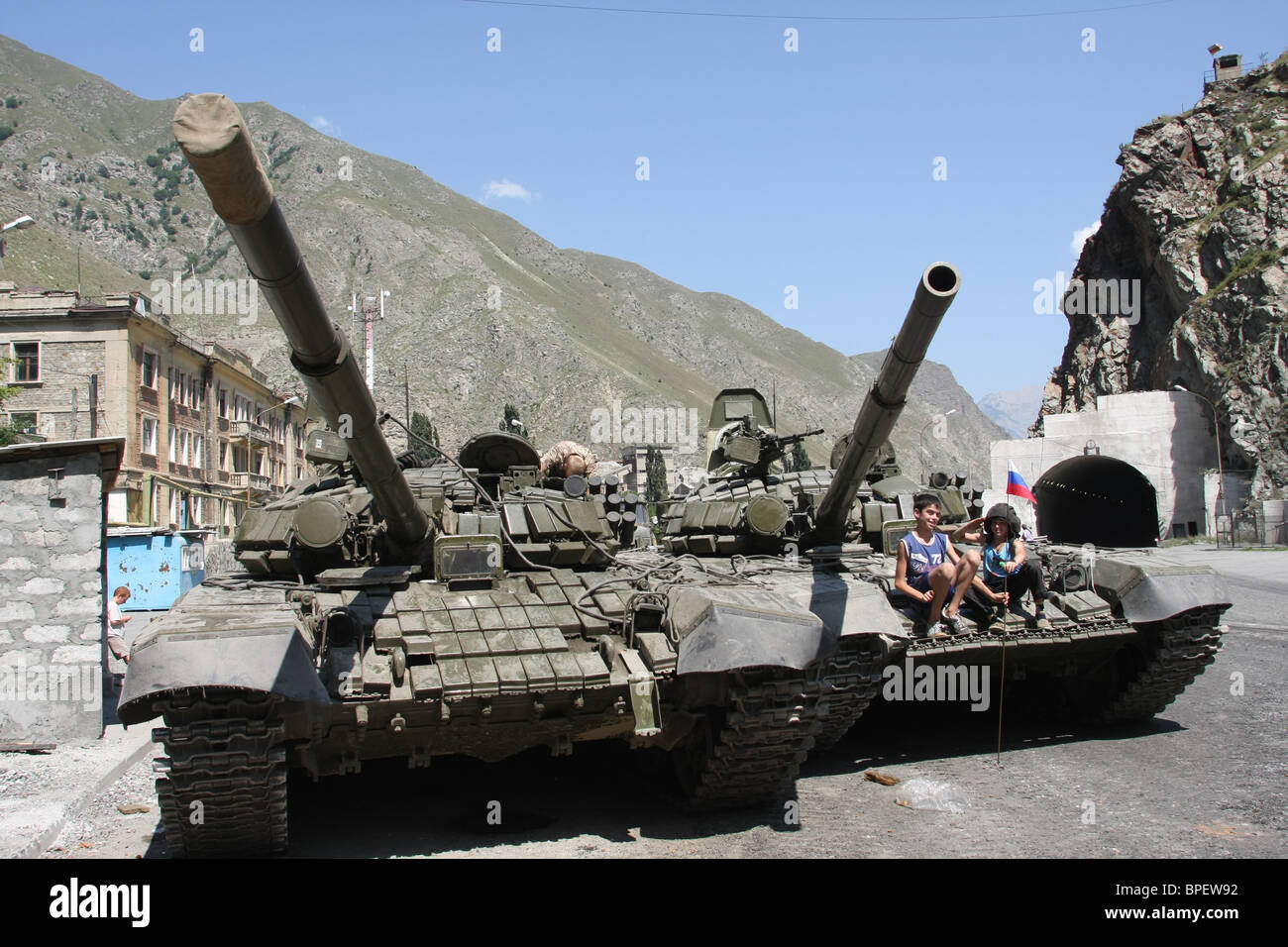 2008 Abkhazian conflict August 12 Stock Photo, Royalty Free