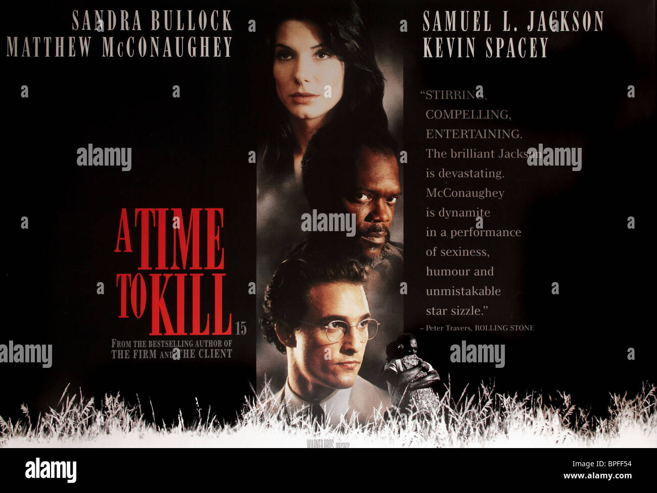 SANDRA BULLOCK SAMUEL L. JACKSON & MATTHEW MCCONAUGHEY POSTER A TIME