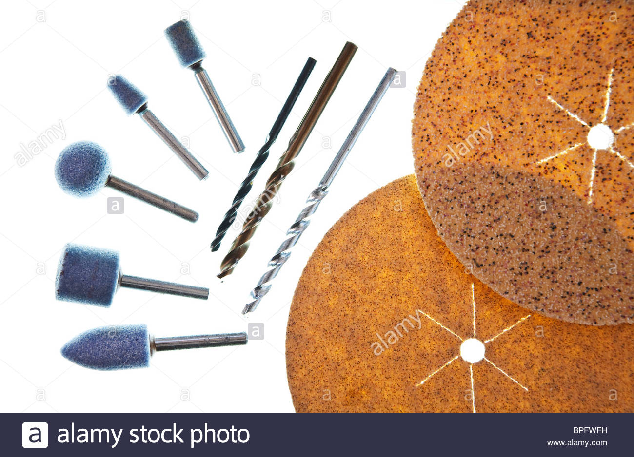 closeup of accessories for hand drill Stock Photo, Royalty Free Image 31082117 Alamy