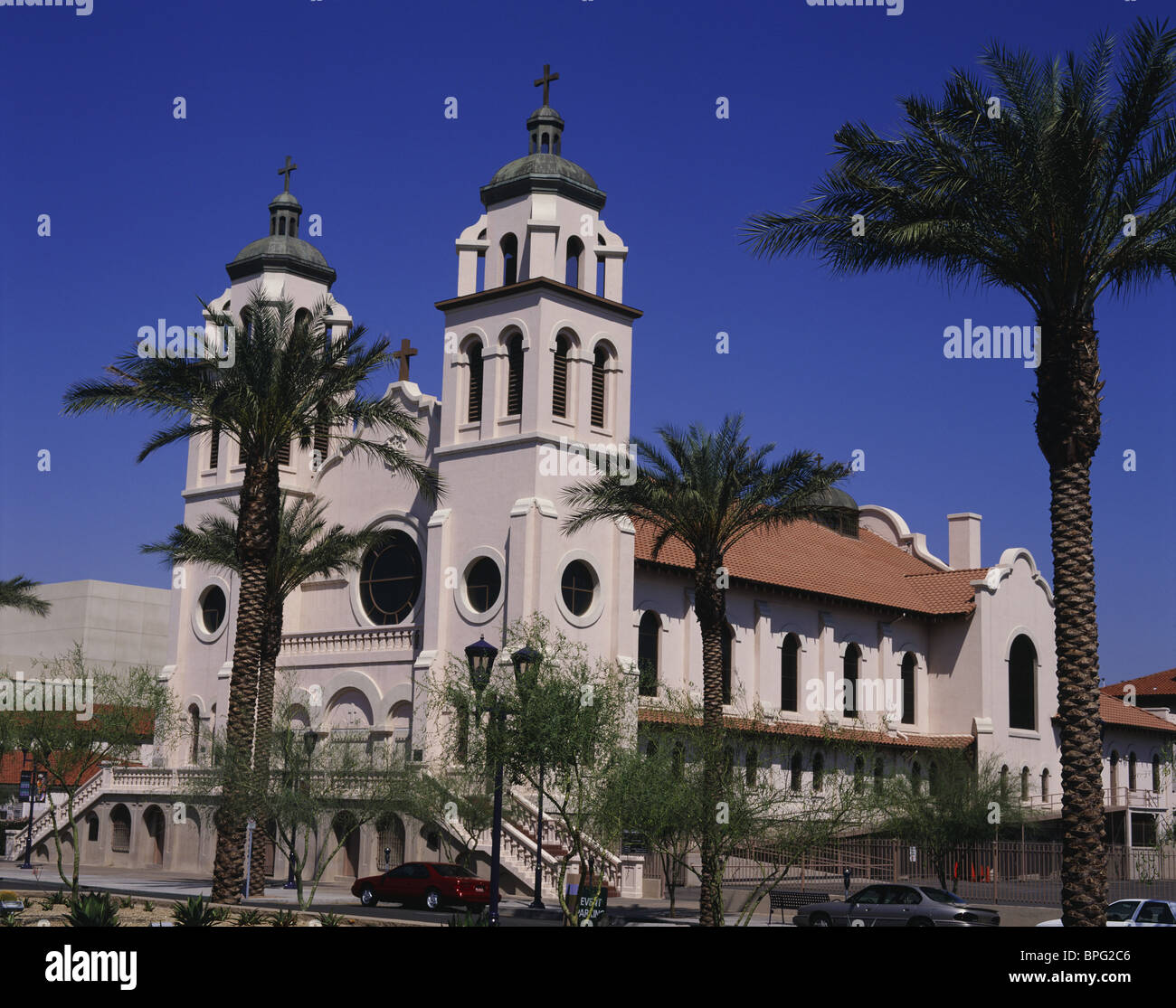 St Mary's Basilica, Phoenix, Arizona, USA Stock Photo, Royalty Free