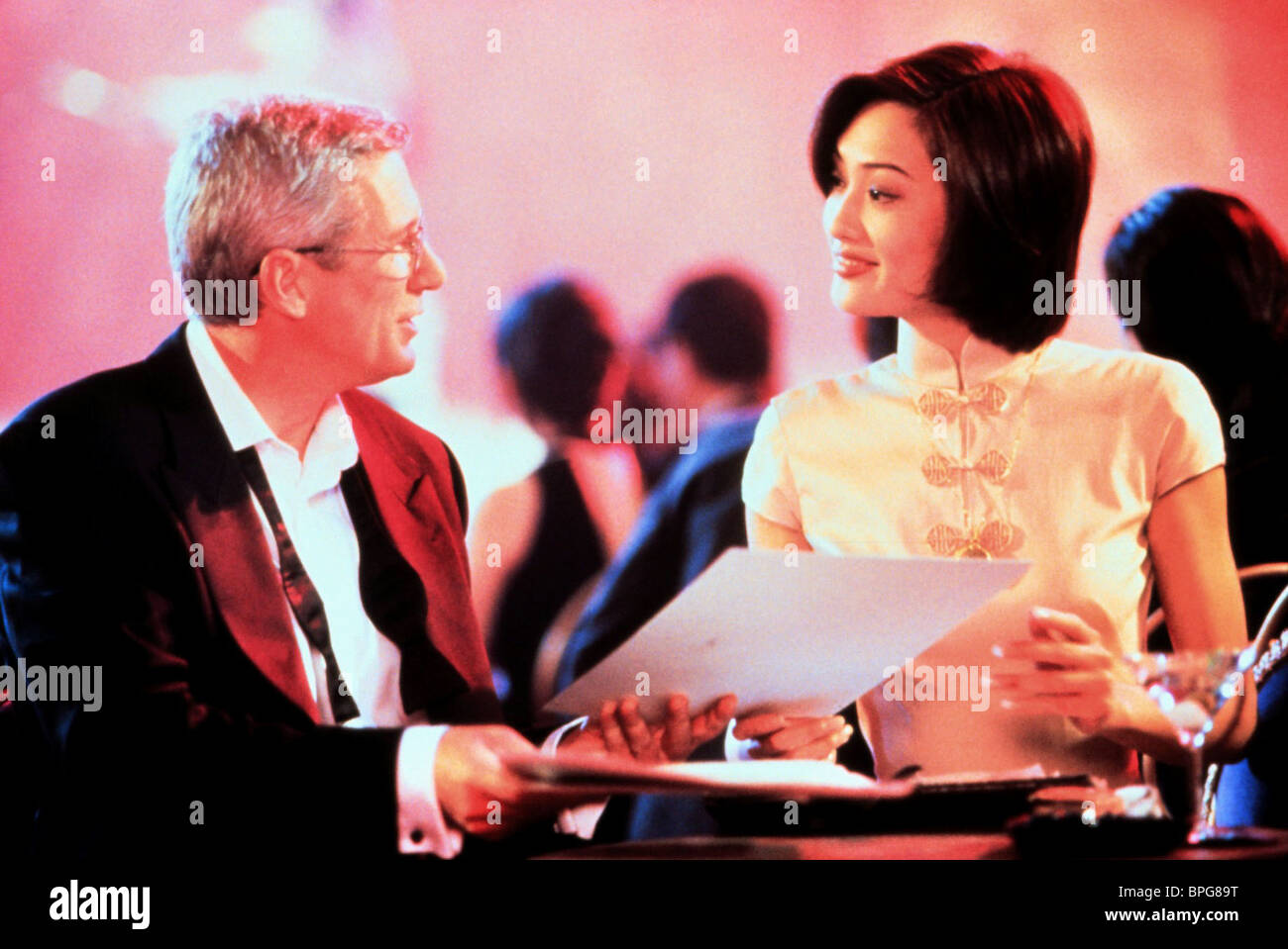 RICHARD GERE & JESSEY MENG RED CORNER (1997 Stock Photo, Royalty Free
