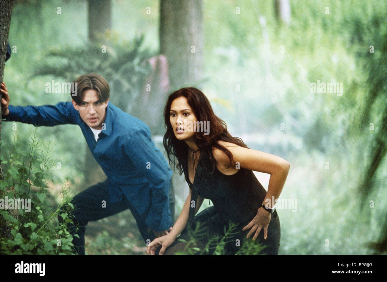CHRISTIEN ANHOLT & TIA CARRERE RELIC HUNTER (1999 Stock Photo, Royalty