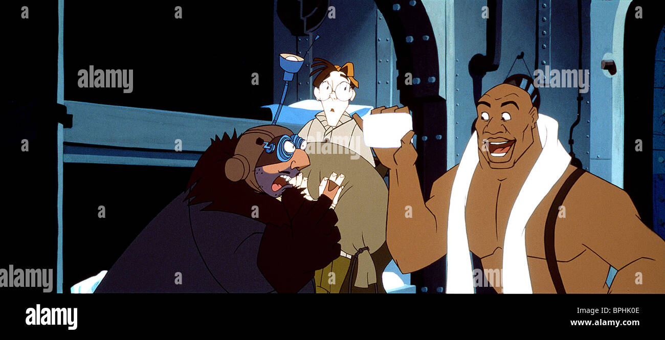 GAETAN MOLIERE MILO THATCH & DR JOSHUA SWEET ATLANTIS THE LOST Stock Photo, Royalty Free Image