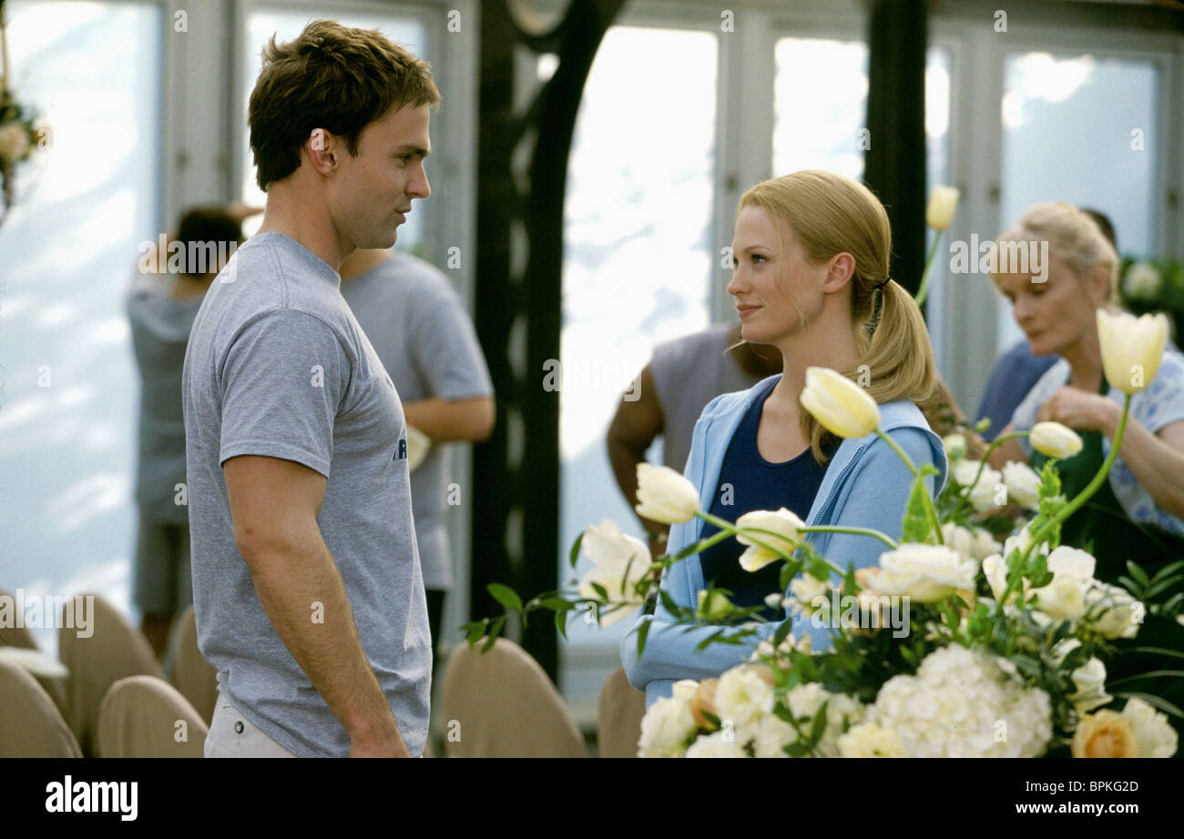 SEANN WILLIAM SCOTT & JANUARY JONES AMERICAN WEDDING; AMERICAN PIE 3 Stock Photo, Royalty Free