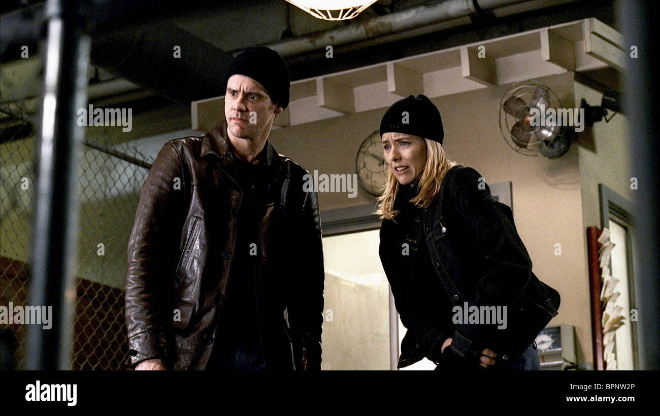 JIM CARREY & TEA LEONI FUN WITH DICK AND JANE (2005 Stock Photo