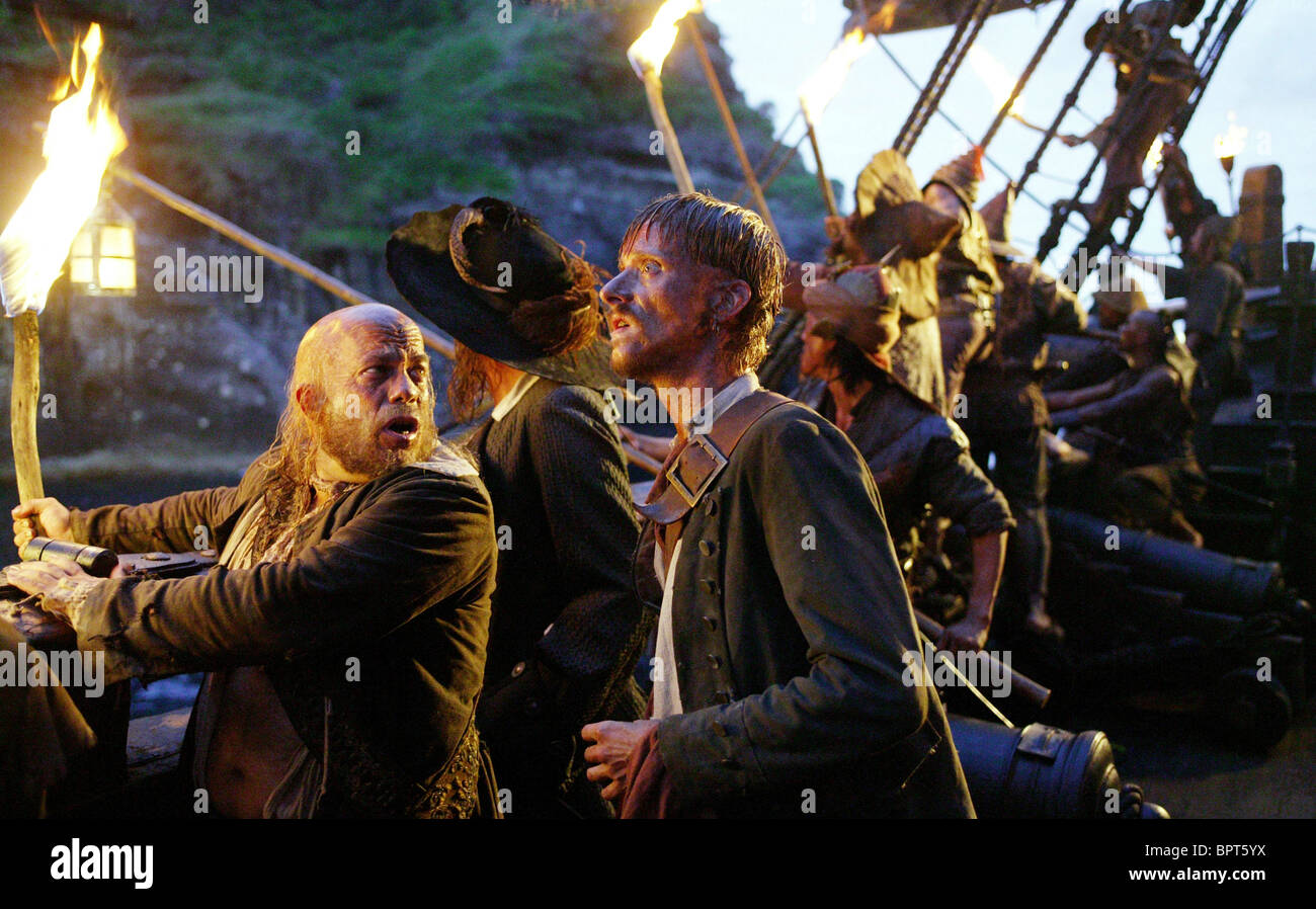 Lee Arenberg & Mackenzie Crook Pirates Of The Caribbean At Worlds Stock Photo, Royalty Free