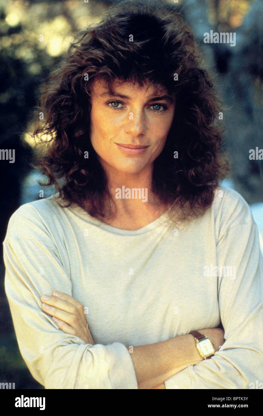 JACQUELINE BISSET ACTRESS (1986 Stock Photo, Royalty Free Image
