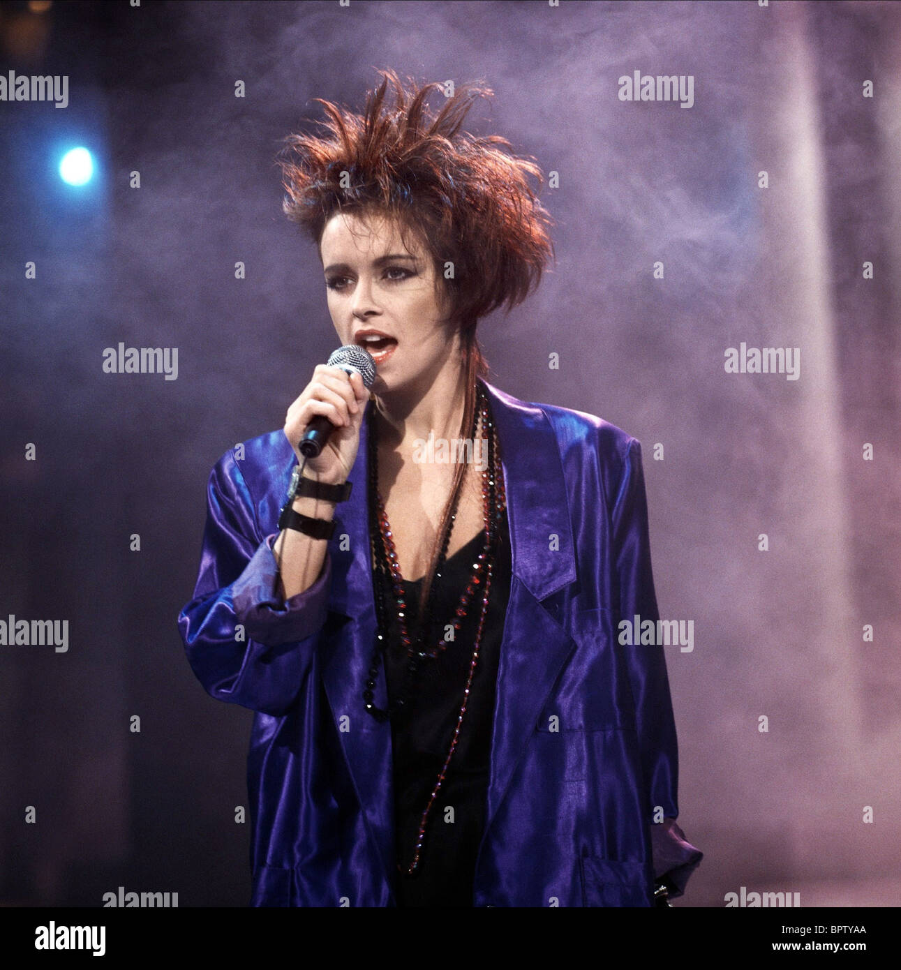 SHEENA EASTON RECORDING ARTIST (1987 Stock Photo, Royalty Free Image